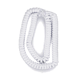 Fanvil-Curly Cord - H3/H5 WHITE